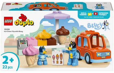 Конструктор LEGO DUPLO Bluey Путешествие с мороженым с Блуи 22 детали (10458)