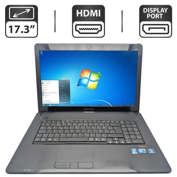 Ноутбук Medion Akoya E7216 / 17.3" (1600x900) TN / Intel Core i3-380M (2 (4) ядра по 2.53 GHz) / 6 GB DDR3 / 320 GB HDD / Intel HD Graphics / WebCam / АКБ не держит б/у