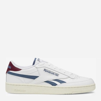 Мужские кеды кожаные низкие Reebok Club C Revenge 100074210 5905588460480 40.5 (8US) 26 см Белые (5905588460527)
