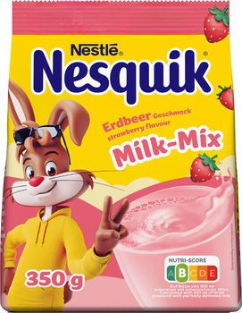 Суміш для приготування напою Nesquik Milk-Mix зі смаком полуниці, 350 г