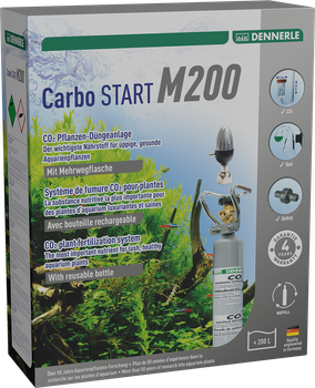 Система CO2 Dennerle Carbo Start M200 с баллоном, для аквариумных растений (3074)
