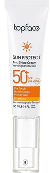 Солнцезащитный крем TopFace Anti-Shine Cream SPF 50+ РТ806, 30 мл