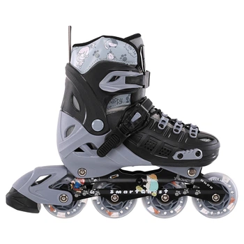 Роликовые коньки раздвижные Smart Ghost 155K Черный L (39-42)