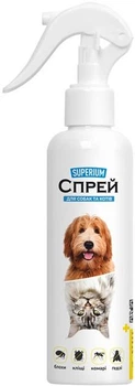 Спрей Superium від бліх, кліщів для собак і котів 200 мл