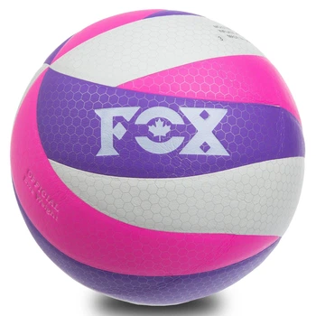 Мяч волейбольный FOX SD-V8005 Белый-фиолетовый-малиновый