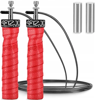 Скакалка скоростная для кроссфита 4FIZJO Speed Rope PRO+ Red (P-5907739313171)
