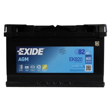 Автомобильный аккумулятор EXIDE Start-Stop AGM (EK820) 82Аh 800A R+