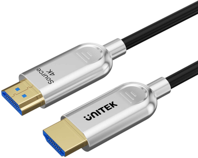 Kabel Unitek HDMI - HDMI 2.0 4K 60Hz 15m Silver-Black (C11092ASL01-15M)
