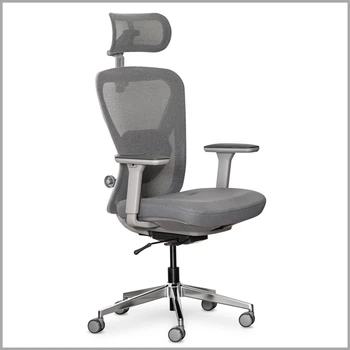 Крісло Mealux Q1 Air Fabric Grey (арт. HF Q-1 F/G)