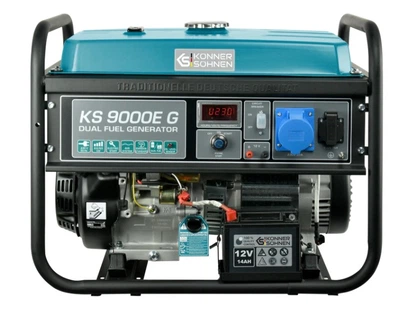 Генератор бензиновий газ/бензин Konner&Sohnen 6/6.5 кВт KS 9000E G
