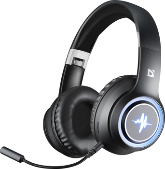 Słuchawki Defender FreeMotion B571 Black LED Bluetooth (4745090822472)