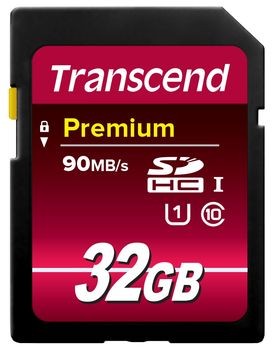 Карта памʼяті Transcend SDHC 32GB Class10 UHS-I 400X (TS32GSDU1)