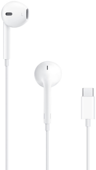 Słuchawki Apple iPhone EarPods USB-C Headphones White (195949776274)