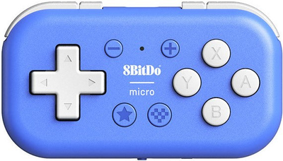 Kontroler bezprzewodowy 8BitDo Micro Bluetooth Gamepad Blue (RET00384)