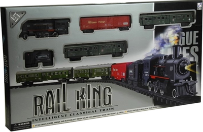 Залізничний набір LEAN Toys Rail King з димом та реалістичними ефектами 1017 (5905214976958)