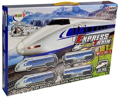 Залізниця LEAN Toys зі зі світлом та звуком 7071 (5905884454060)