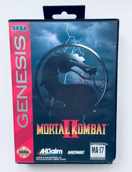 Картридж для SEGA Genesis - Mortal Kombat II, английская версия, Б/У