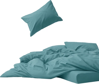 Простирадло MirSon Soft Touch of Satin 015 Aquamarine 150х220 см (2200011282817)