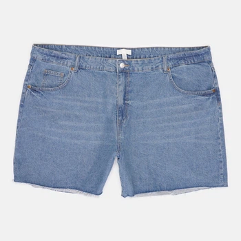 Джинсовые шорты женские H&M 1070396 3XL Голубые (KAY2000001634875)