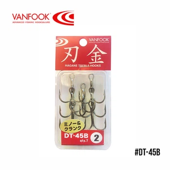 Гачок Vanfook потрійний DT-45B NS Black #2/0 (6шт)