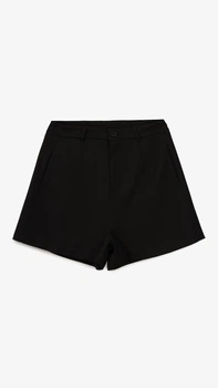 Шорты трикотажные однотонные женские YUN YAN 8247 S Черный shop (2000991053441)