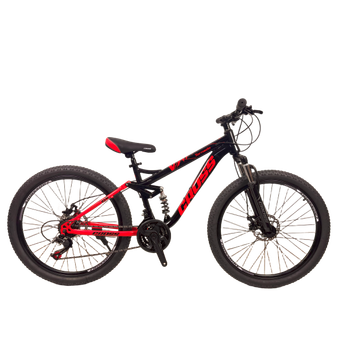 Велосипед двухподвесный Cross Tornado 26" 14" Красный