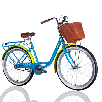 Велосипед ST 26" Dorozhnik LUX Velosteel рама-17" голубой 2025