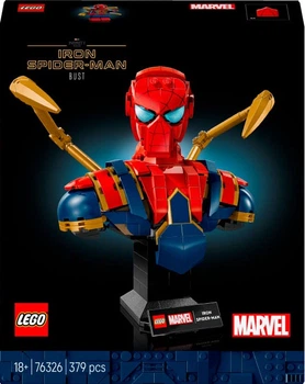 Конструктор LEGO Super Heroes Marvel Погруддя Залізної Людини-Павука 379 деталей (76326)