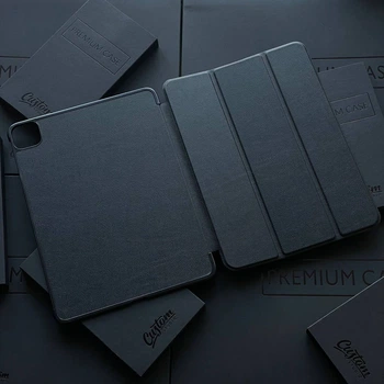 Чохол для IPad Pro 11 (2024) М4 A2836,A2837,A3006 чорний шкіряний