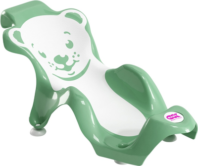 Leżaczek do kąpieli OK Baby Buddy miętowy 28x25x64 cm (8008577127948)