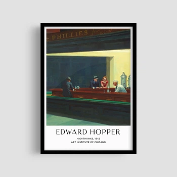 Постер Roomy "Nighthawks Bar" Без рамки A1 (84.1x59.4 cm.)