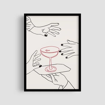 Постер Roomy "Hand Offering" Белая рамка с антибликовым стеклом A1 (84.1x59.4 cm.)
