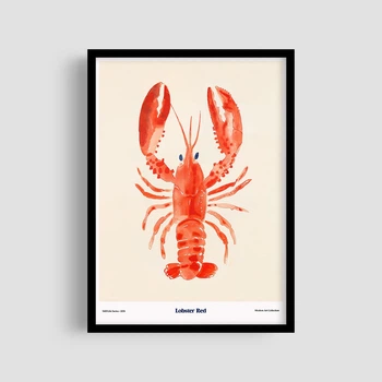Постер Roomy "Lobster Art" Без рамки A2 (59.4x42 cm.)