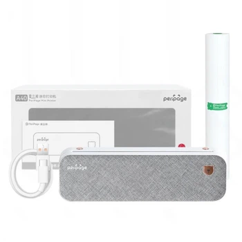 Портативний бездротовий термопринтер PeriPage A40 Bluetooth 2600mAh