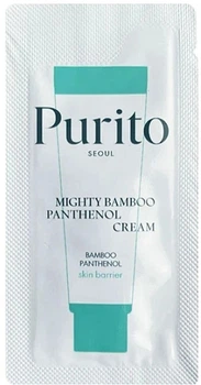 Увлажняющий крем с пантенолом - Purito Seoul Mighty Bamboo Panthenol Cream (пробник) 1ml (1309249-1443654046-2)