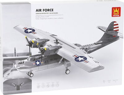 Конструктор LeanToys Літак PBY-5A Catalina 364 елементи 24719 (5905991057697)