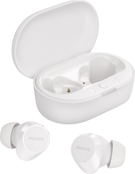 Навушники Philips TAT1209 BT 5.3, IPX4, SBC, Touch control White (4895229138063)