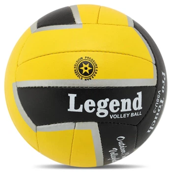 Мяч волейбольный размер №5 для игры в зале и на улице (Indoor/Outdoor) Legend 2120 Yellow-Black