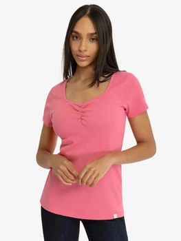 Футболка женская U.S. Polo Assn 215720-6600A(Pink Sangria) S Розовая (786660381641)