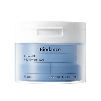 Увлажняющие тонер-пады для лица Biodance Cera-Nol Gel Toner Pads с керамидами, 140 г, 60 шт