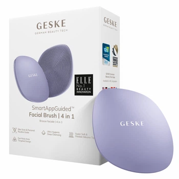 Щетка для лица GESKE Facial Brush 4в1 пурпурная