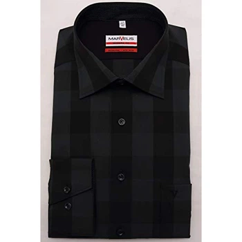 Сорочка Marvelis Modern Fit 2728-64-67 темно сіра, Розмір XL