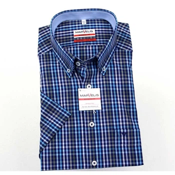 Сорочка Marvelis Modern Fit 3721-12-43 синя, Розмір XL