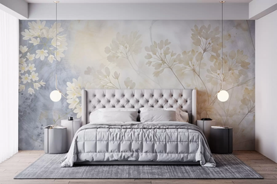 Фотообои флизелиновые Styleo Цветы в пастельных тонах w08408 Разные цвета 300х200 см