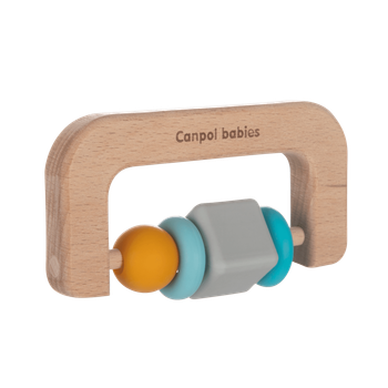 Игрушка-прорезыватель деревянно-силиконовая Canpol babies (5903407803012)