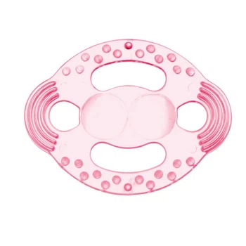 Прорезыватель для зубов прозрачный Модель B Розовый Canpol babies (5903407095011)