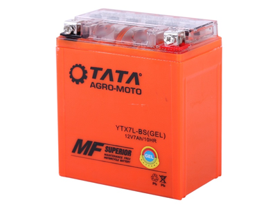 Аккумулятор YTX7L-BS OUTDO гелевый 7АH 113*70*132mm оранжевый