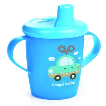 Кружка непроливайка Toys Canpol babies 250 мл Синяя (5901691813069)