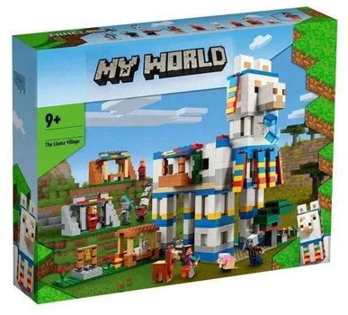 Конструктор Minecraft Деревня ламы 1440 деталей Майнкрафт MineWorld My World 88001