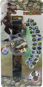 Zegarek na rękę dla dzieci Lean Toys Tyranozaur Rex z projekcją 3D (5905991005179)